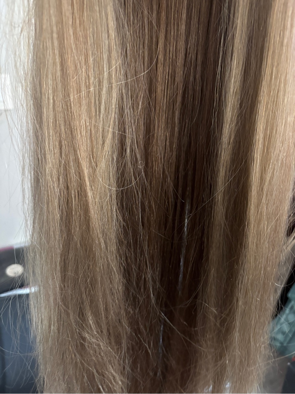 Blonde Straight Hair/wig - Natural Light Blonde